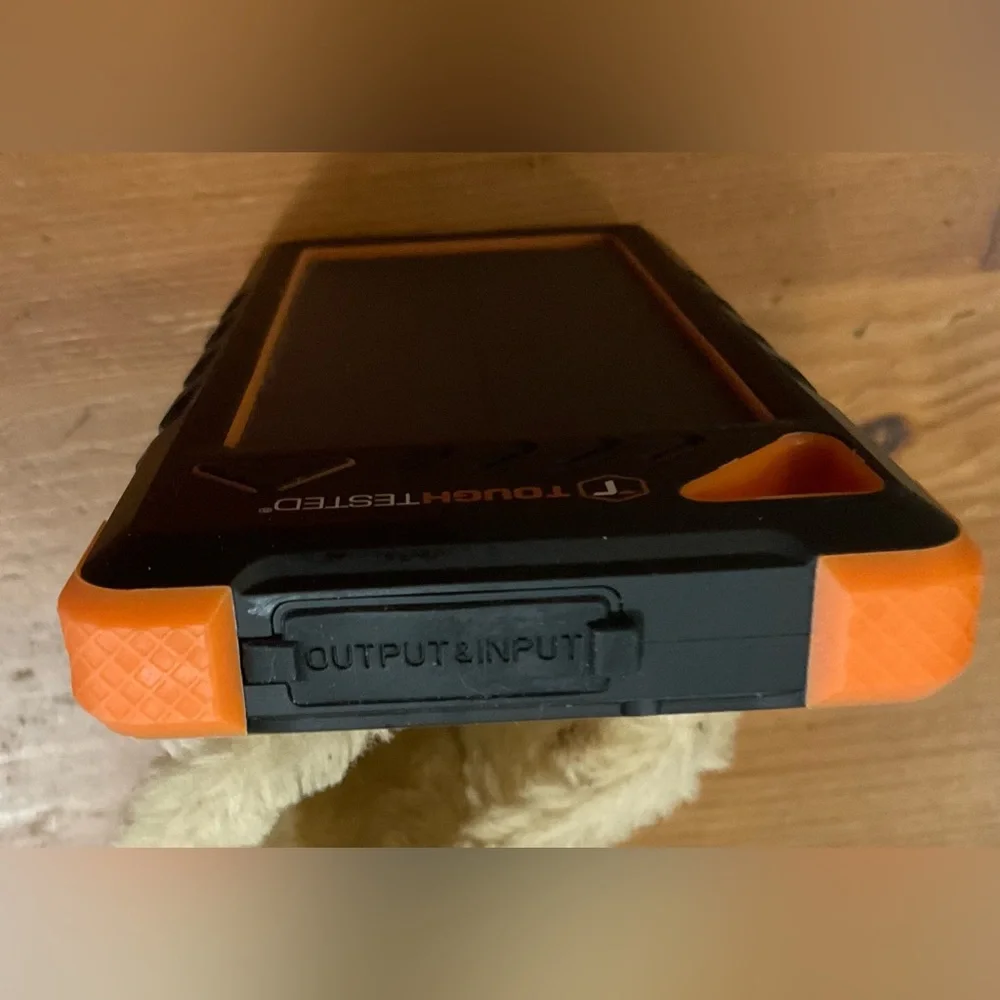 ToughTested: Solar power charger bank withflashlight feature 3 piece bundle/set